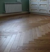 двухслойный штучный паркет дуб